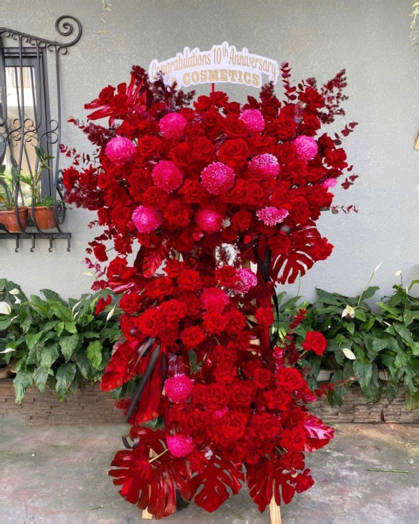 Hoa khai trương
